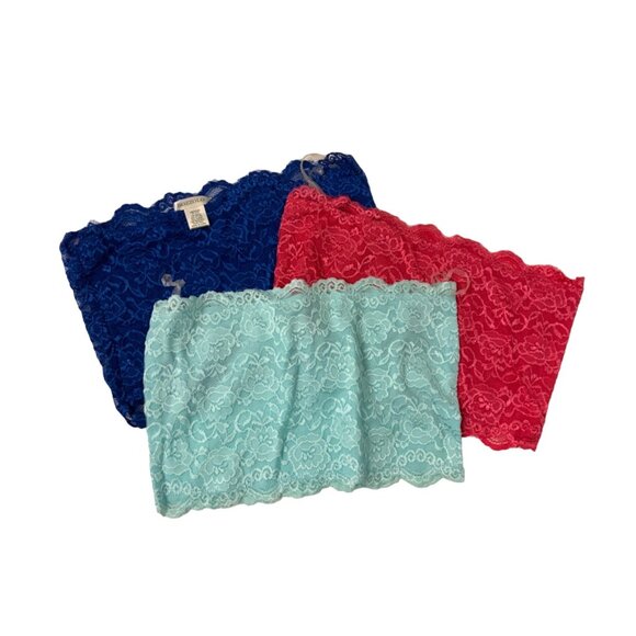 Bozzolo Bundle of Lace Scalloped Trim Bandeaus - Picture 1 of 7